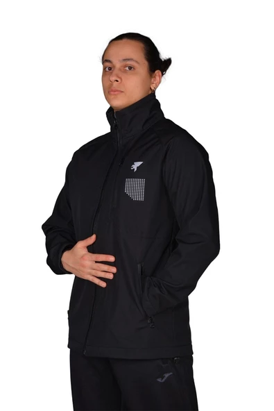 Joma Drop Softshell - Erkek Siyah Spor Mont - 4222700 ürün görseli 1