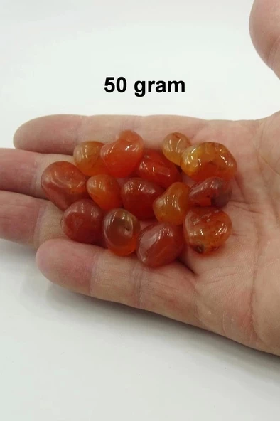 Karnelyan Akik Küçük Parçalar 50 Gram 116 ürün görseli 1