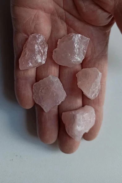50 Gram Doğal Pembe Kuvars Küçük Parçalar 346 ürün görseli 1