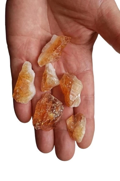 50 Gram Doğal Sitrin Küçük Parçalar  445-1 ürün görseli 1