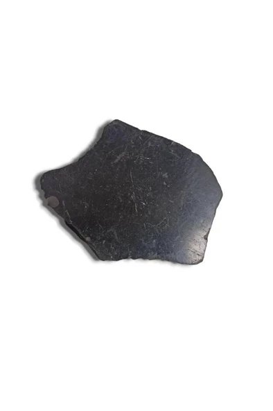 Shungite Şungit Taşı Düz Kesim Doğal Parça 469-1 ürün görseli 1