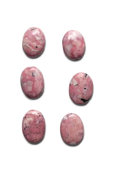 Peru Rodonit Masaj Terapi Taşı - Palm Stone 103-2 - Resim 3