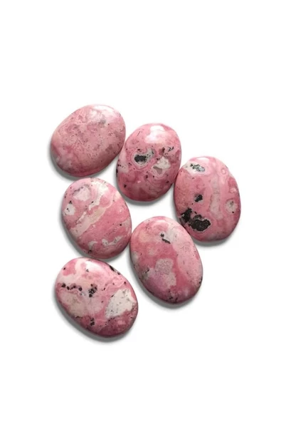 Peru Rodonit Masaj Terapi Taşı - Palm Stone 103-2 - Resim 4