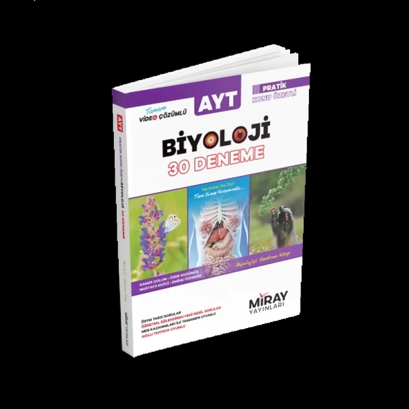 Miray AYT Biyoloji 30 Deneme ürün görseli 1