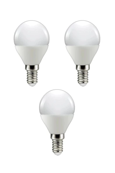 Şahnet 7W Mini Avize Led Ampul Sarı - 3000K E14 (3 Adet) ürün görseli 1