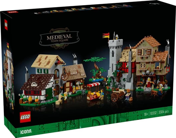 Lego Icons 10332 Medieval Town Square ürün görseli 1