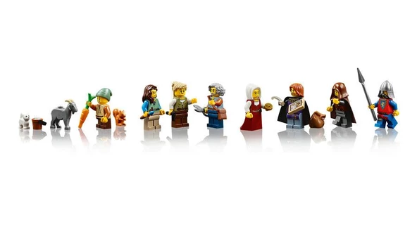 Lego Icons 10332 Medieval Town Square - Resim 4