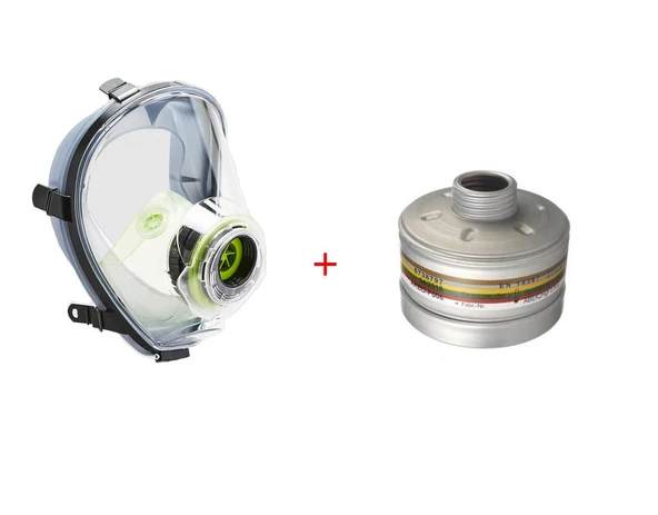 BLS 5150 Class 3 Termoplastk RD40 Tam üz Gz M+Drager A2B2E2K2HgP3 R D (KBRN FİLTRE) Filtre ürün görseli 1