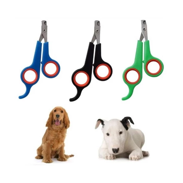 Evcil Hayvan Kedi Köpek Tırnak Makası Renkli 12 cm * 6 cm * 3 cm ürün görseli 1