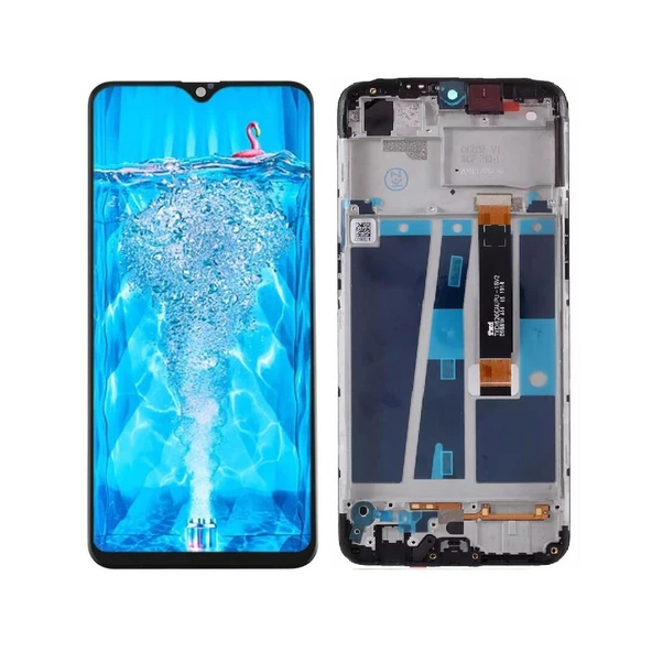 Oppo A7X ile Uyumlu Lcd Ekran Dokunmatik Çıtalı Cph1825 ürün görseli 1