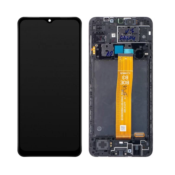 Samsung Galaxy A12S A127F ile Uyumlu Oled Ekran Dokunmatik Çıtalı ürün görseli 1