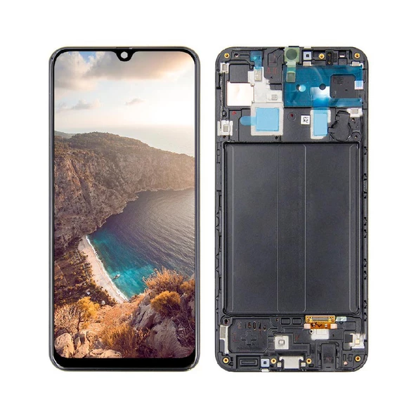 Samsung Galaxy A30 A305F ile Uyumlu Oled Ekran Dokunmatik Çıtalı ürün görseli 1