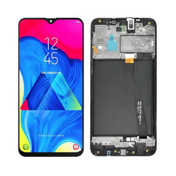 Samsung Galaxy M10 M105F ile Uyumlu Oled Ekran Dokunmatik Çıtalı ürün görseli 1