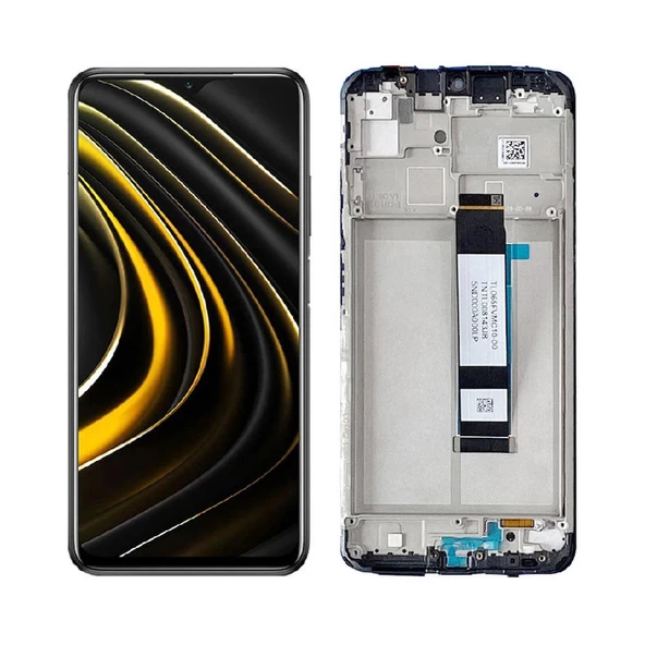Xiaomi Poco M3 ile Uyumlu Lcd Ekran Dokunmatik Çıtalı ürün görseli 1
