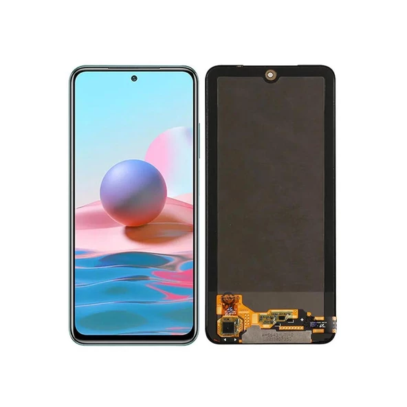 Xiaomi Redmi Note 10 Pro 4G ile Uyumlu Oled Ekran Dokunmatik Çıtalı ürün görseli 1