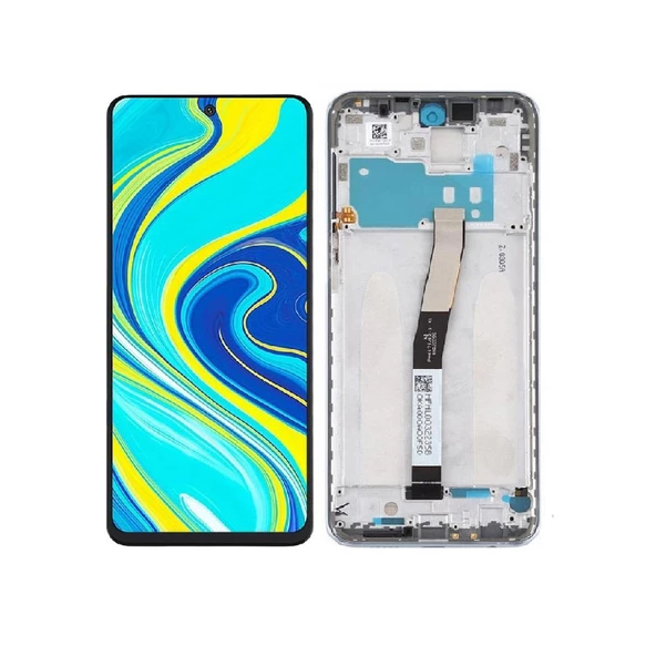 Xiaomi Redmi Note 9S ile Uyumlu Lcd Ekran Dokunmatik Çıtalı ürün görseli 1