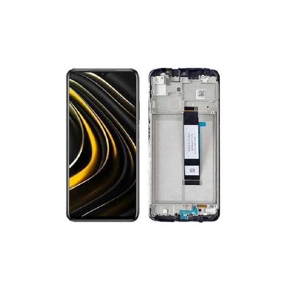 Xiaomi Poco M3 ile Uyumlu Lcd Ekran Dokunmatik Çıtalı ürün görseli 1