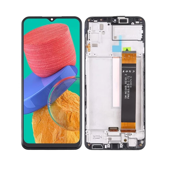 Samsung Galaxy M33 5G M336b ile Uyumlu Oled Ekran Dokunmatik Çıtalı ürün görseli 1