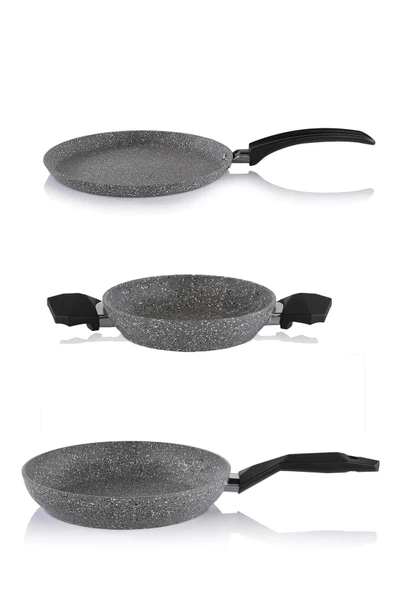 Schafer 26 cm Granit Tava 22 cm Sahan ve Krep Tavası ürün görseli 1