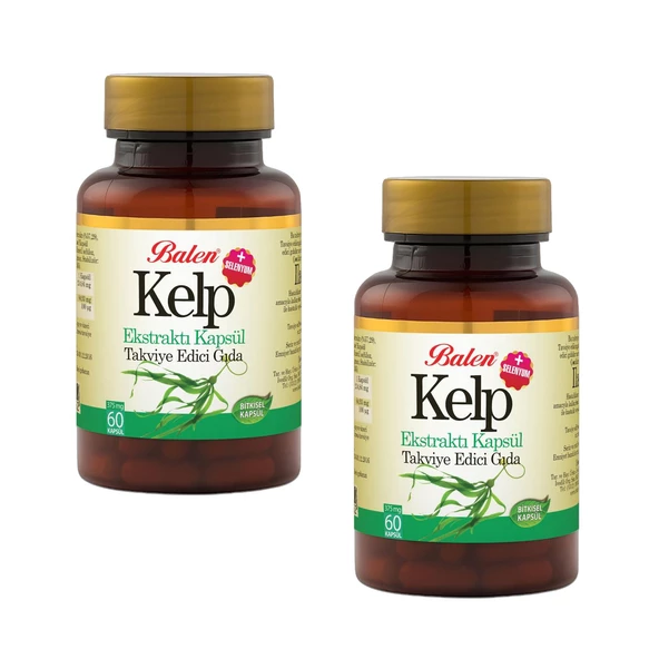 Balen Kelp Ekstraktı + Selenyum 375 mg 60 Kapsül x 2 Adet ürün görseli 1