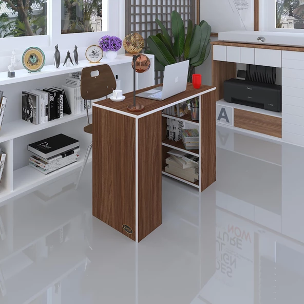 Kenzlife bilgisayar çalışma masası venüs cvz ofis sekreter laptop ürün görseli 1
