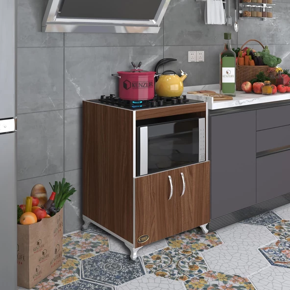 Kenzlife ocak dolabı bade cvz 85*60*57 mutfak modül mini fırın  ankastre ocak için ürün görseli 1