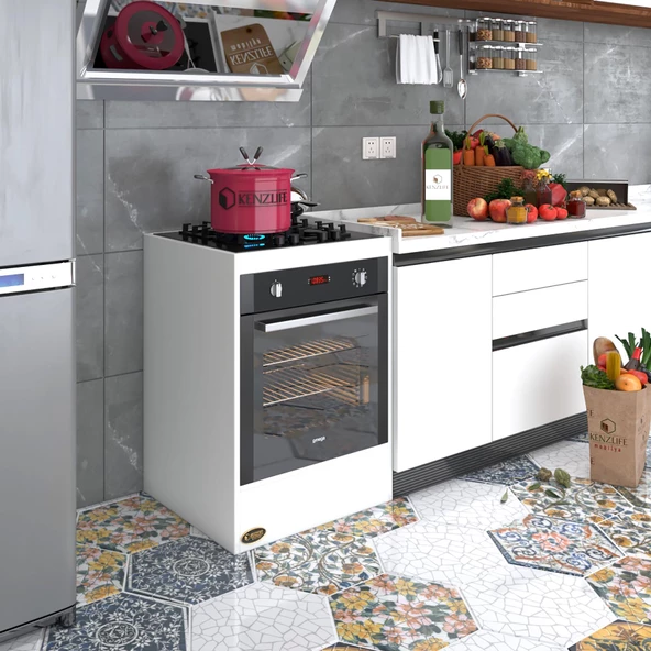 Kenzlife ankastre modülü kabini helyum byz fırın ocak dolabı ürün görseli 1