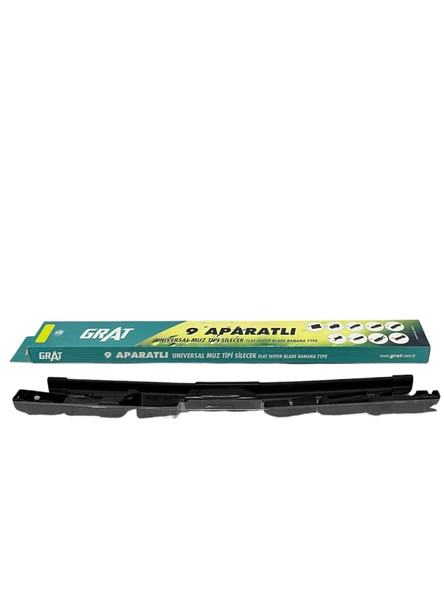 Grat 600 Mm. 9 Aparatlı Muz Tipi Universal Silecek ürün görseli 1