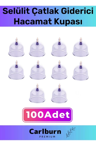 Series Çatlak Vakumlu 7 Numara Hacamat Kupası 100 Adet ürün görseli 1