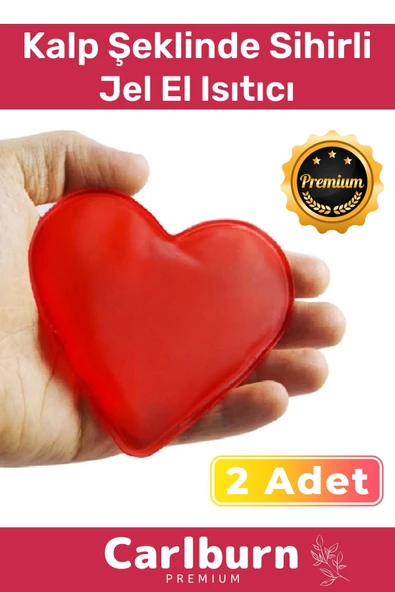Premium Özel Üretim Kalp Şeklinde El Isıtıcısı Sihirli Jel Isıtıcı Torba Kalpli Cep Sobası 2'li Set ürün görseli 1