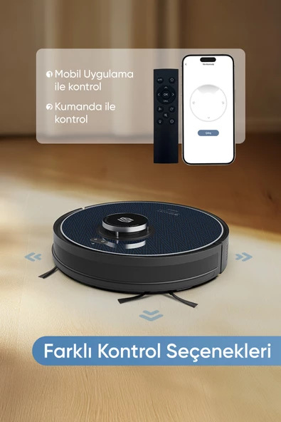 Şımart katya Z Akıllı Robot Süpürge Mop Özellikli - Resim 6