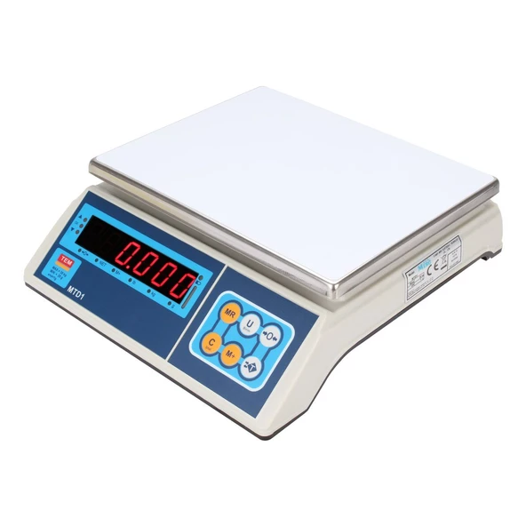 Tem Merc Coliri Tartım Terazisi 30KG Xtmmtd1-30 mtc1 ürün görseli 1