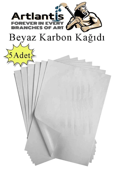 Karbon Kağıdı A4 5 Adet 21x29,7 cm Renkli Karbon Kağıdı Kopya Kağıdı Transfer Kağıdı ürün görseli 1