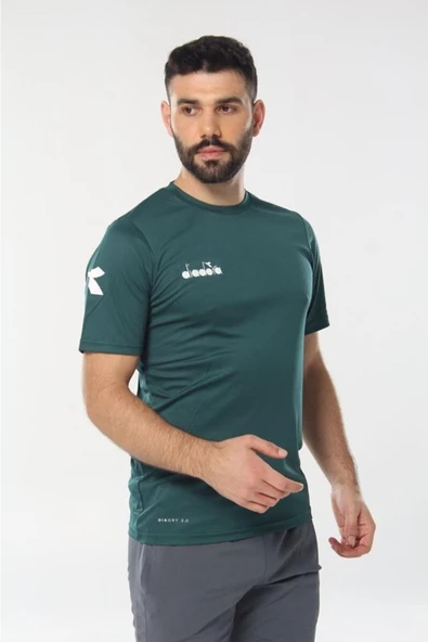 Diadora Nacce Erkek Koyu Yeşil T-Shirt - 16TSR05 ürün görseli 1