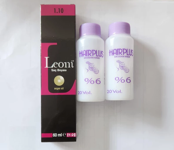 Saç Boyası 60ml Mavi Siyah 1.10+ 2adet Oksidan 20vlm 60ml ürün görseli 1