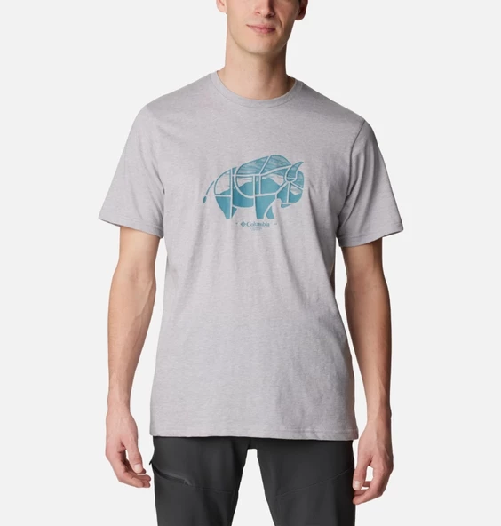 Columbia CSC M Range Roamer Outdoor Ss Tee Erkek Kısa Kollu Tişört CS0360-039 ürün görseli 1