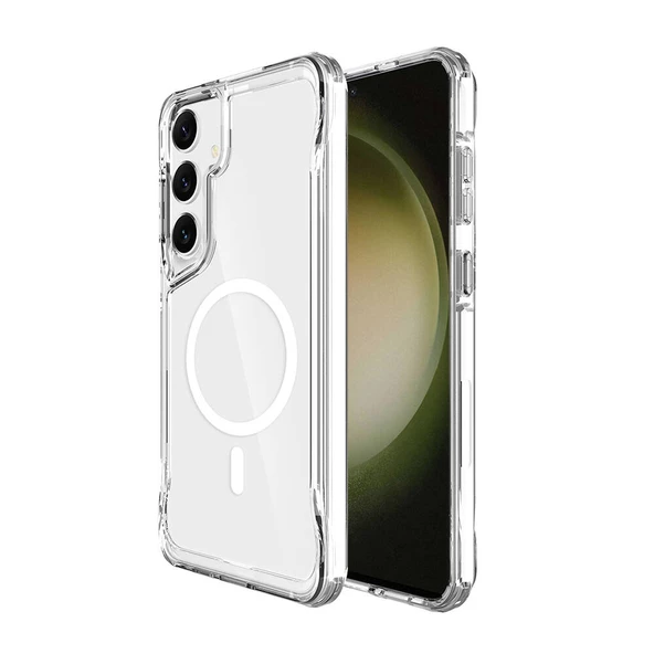 Vendas Samsung Galaxy S24 Kılıf Zore Magsafe Şarj Özellikli T-Max Magsafe Kapak ürün görseli 1