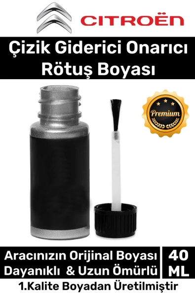 Özel Üretim Suya Dayanıklı Citroen Marka Uyumlu Çizik Taş Izi Giderici Onarıcı 40ml Oto Rötuş Boyası ürün görseli 1