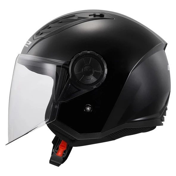 LS2 AIRFLOW 2 SİYAH KASK - Resim 2