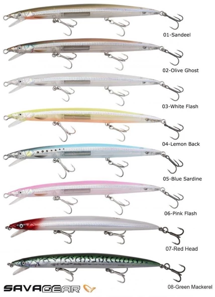 Savage gear Sandeel Jerk Minnow 175 25g Suni Yem ürün görseli 1