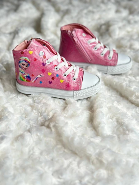 GALA kız çocuk elsa baskılı  converse ayakkabı ürün görseli 1