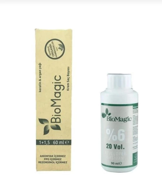 Amonyaksız Krem Saç Boyası 60 ml 55.21 Buzlu Kahve ürün görseli 1