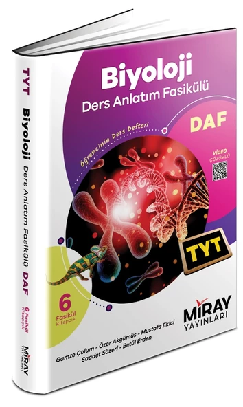 Miray 2024 Tyt Biyoloji Ders Anlatım Fasikülleri ürün görseli 1