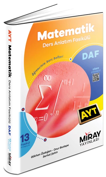 Miray 2024 Ayt Matematik Ders Anlatım Fasikülleri ürün görseli 1