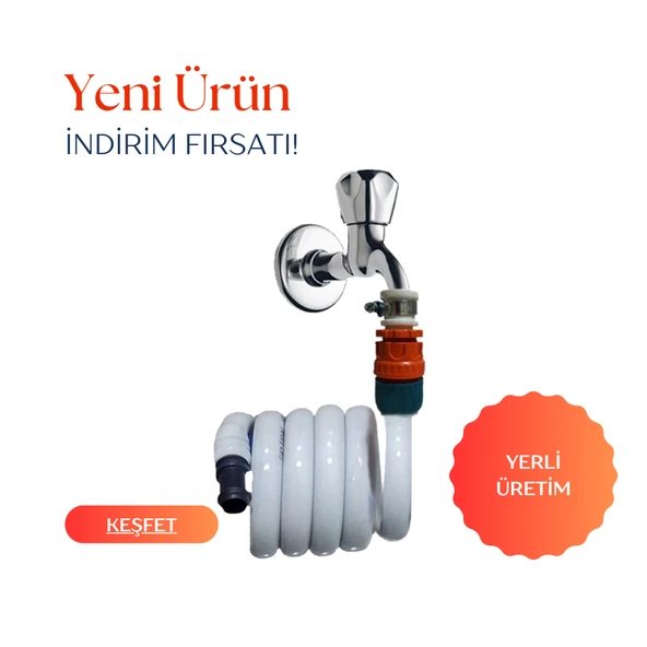 Plasyay Spiral Modern Wc Hortum Seti - Resim 2
