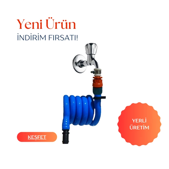 Plasyay Spiral Modern Wc Hortum Seti - Resim 4