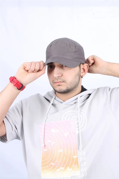 Cappello Castro Şapka Kep Avcı Model Gri - CAPCSTR03 - Resim 4