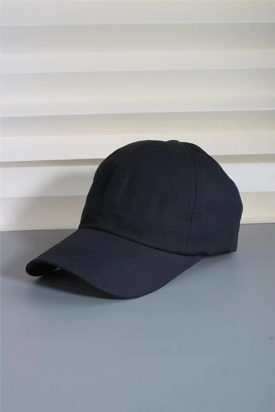 Cappello Siyah Spor Şapka Unisex Arkası Cırtlı Ayarlanabilir 24SAPKADUZ ürün görseli 1
