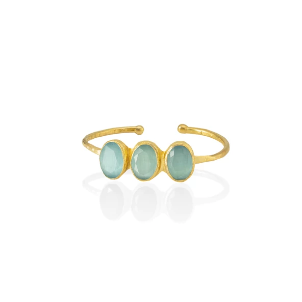 Kadir Jewellery 22 Ayar Altın Kaplama Zirkon Taşlı Ayarlanabilir Trend Bilezik ürün görseli 1