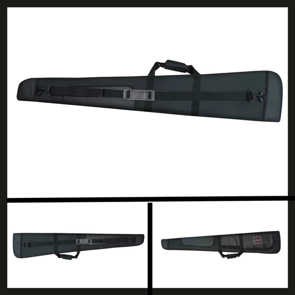 Uyguna-Yakala Siyah 120 Cm İmperteks İki Cepli Tüfek Kılıfı-AKS.080 ürün görseli 1